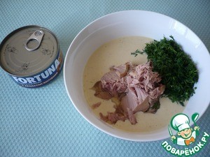 Закуска из тунца