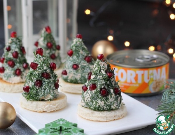 Закуска с тунцом "Ёлочка"