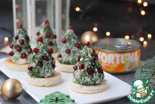 Закуска с тунцом "Ёлочка"