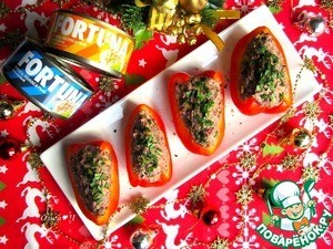 Закуска с тунцом "Красные башмачки" Закуска с тунцом "Красные башмачки"