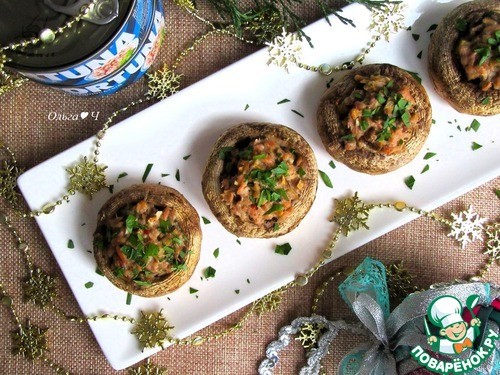 Закуска "Тунец в шляпке"