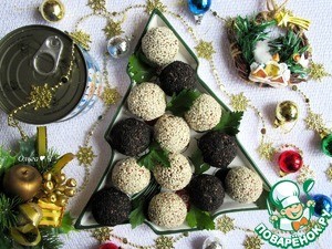 Закусочные шарики "Тунец и фасоль"