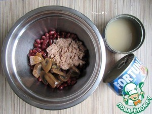 Закусочные шарики "Тунец и фасоль"