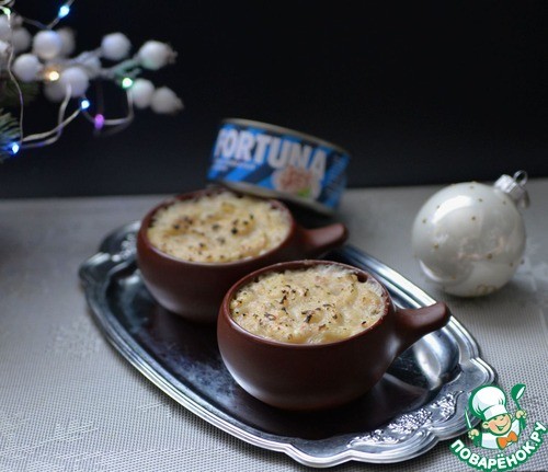 Запеканка из тунца "Аля Брандада"