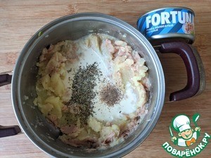 Запеканка из тунца "Аля Брандада"