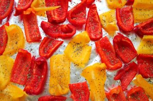 Вяленый болгарский перец в духовке Вяленый болгарский перец в духовке