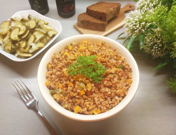 Гречка с овощами Гречка с овощами