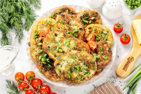 Гренки с зеленью и сыром Гренки с зеленью и сыром