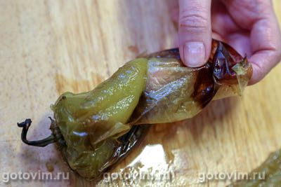 Рулетики из перца в беконе