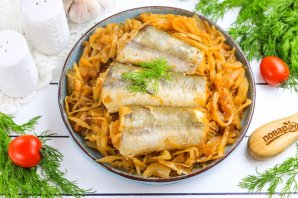 Минтай в капусте Минтай в капусте