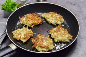 Оладьи на молоке и капусте