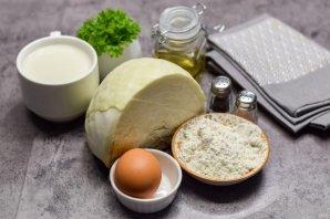 Оладьи на молоке и капусте