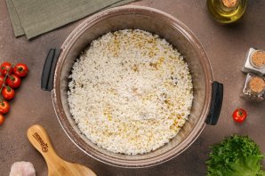 Плов с грибами и курицей в мультиварке Плов с грибами и курицей в мультиварке