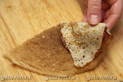 Запеканка блинная с фаршем и сырным соусом бешамель Запеканка блинная с фаршем и сырным соусом бешамель