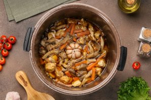 Плов с грибами и курицей в мультиварке Плов с грибами и курицей в мультиварке