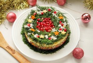 Салат "Вечер декабря" Салат "Вечер декабря"