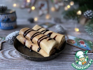 Тонкие блинчики с риетом из тунца Тонкие блинчики с риетом из тунца