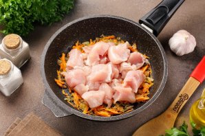 Ризотто с кабачками и курицей Ризотто с кабачками и курицей