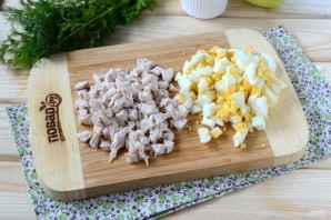 Салат из кукурузы и куриной грудки Салат из кукурузы и куриной грудки