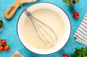 Заливное тесто на майонезе и кефире Заливное тесто на майонезе и кефире