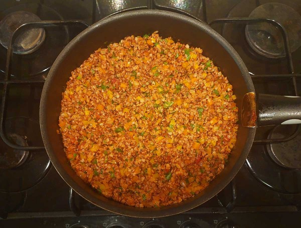 Гречка с овощами Гречка с овощами