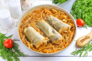 Минтай в капусте Минтай в капусте