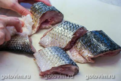 Жареная кефаль с овощным соусом Жареная кефаль с овощным соусом