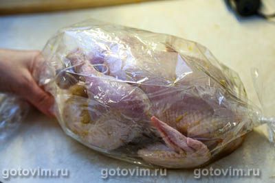 Курица в апельсиновым маринаде в пакете для запекания Курица в апельсиновым маринаде в пакете для запекания