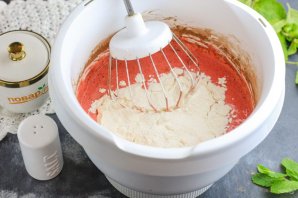 Торт "Красный бархат" с творожным кремом Торт "Красный бархат" с творожным кремом