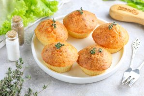 Сырные кексы на кефире Сырные кексы на кефире