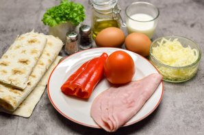 Быстрая пицца на сковороде из лаваша с яйцом Быстрая пицца на сковороде из лаваша с яйцом