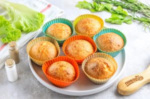 Сырные кексы на кефире Сырные кексы на кефире