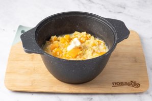 Каша из тыквы с пшеном на молоке Каша из тыквы с пшеном на молоке