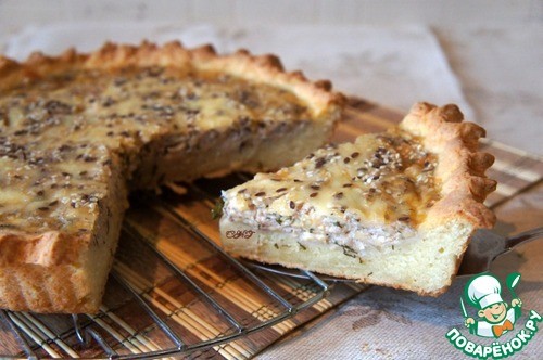 Сырно-ореховый пирог