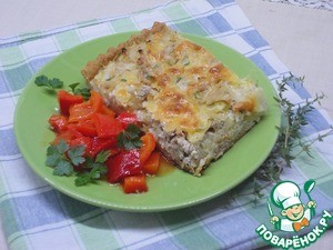 Пирог из белокочанной капусты