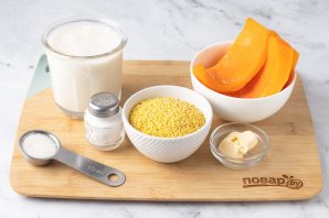 Каша из тыквы с пшеном на молоке Каша из тыквы с пшеном на молоке