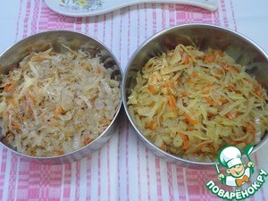 Быстрые пирожки с капустой Быстрые пирожки с капустой