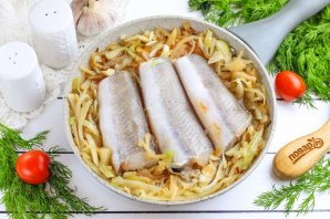 Минтай в капусте Минтай в капусте