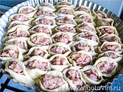 Пирог с мясом и капустой «Соты»