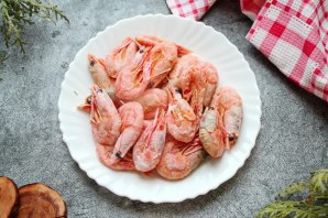 Креветки в молоке