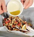 Запеченный сибас с изюмом и орехами, пошаговый рецепт с фото Запеченный сибас с изюмом и орехами, пошаговый рецепт с фото