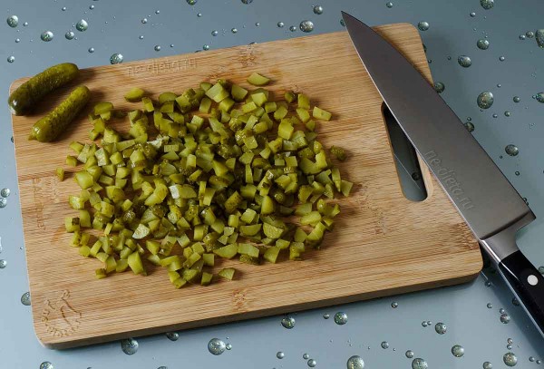 Крабовый салат с колбасой Крабовый салат с колбасой