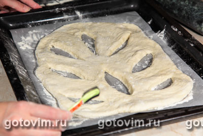 Фугасс с морской солью и травами