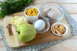 Салат из кукурузы и куриной грудки Салат из кукурузы и куриной грудки