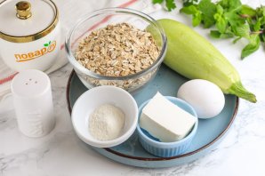 Печенье из кабачков с овсяными хлопьями Печенье из кабачков с овсяными хлопьями