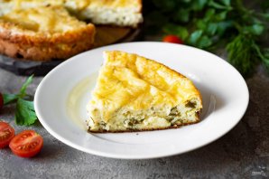 Несладкая запеканка из творога Несладкая запеканка из творога