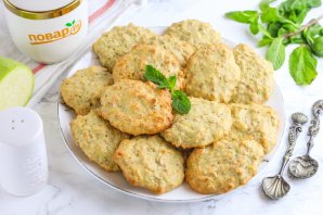 Печенье из кабачков с овсяными хлопьями Печенье из кабачков с овсяными хлопьями