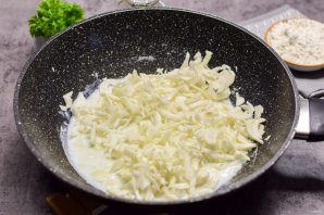 Оладьи на молоке и капусте