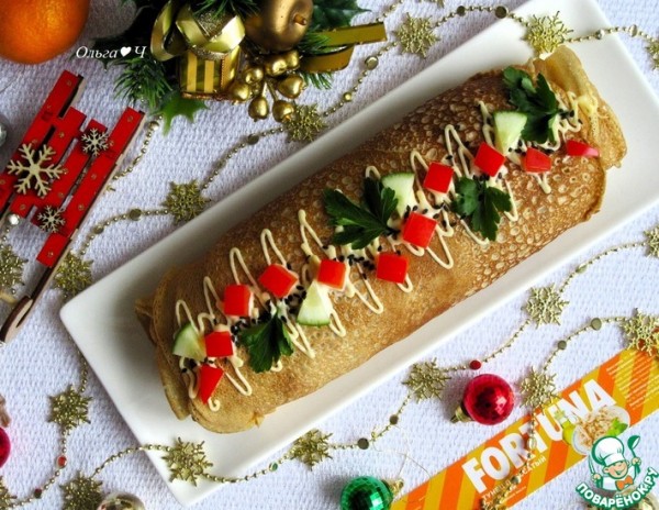 Блинное полено "Старый новый год" Блинное полено "Старый новый год"