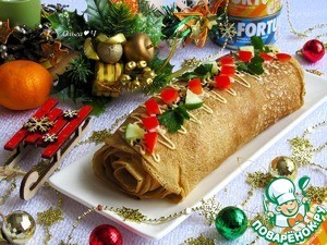 Блинное полено "Старый новый год" Блинное полено "Старый новый год"